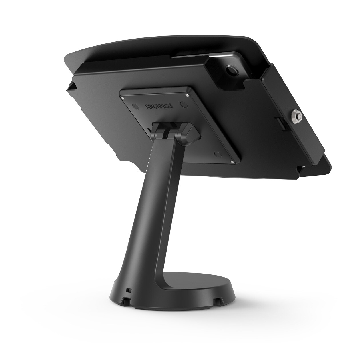Compulocks 333B105GA8SB Galaxy Tab A8 10.5in Space Enclosure Mast Counter Stand - Black