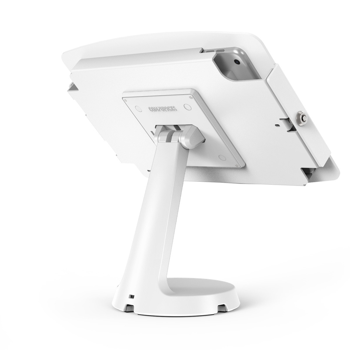 Compulocks 333W102IPDSW iPad 10.2in Space Enclosure Mast Counter Stand - White