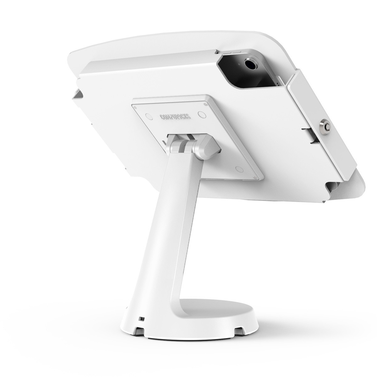 Compulocks 333W209IPDSW iPad 10.9in 10th Gen Space Enclosure Mast Counter Stand - White