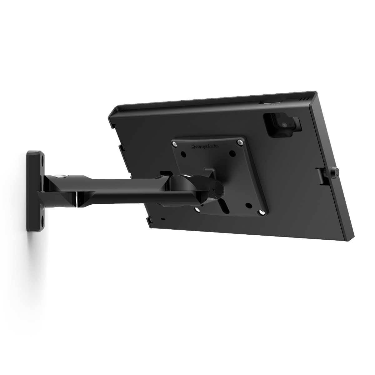 Compulocks 827B11PAPX4B iPad Pro M4 11in (2024), Apex Enclosure Swing Wall Mount - Black