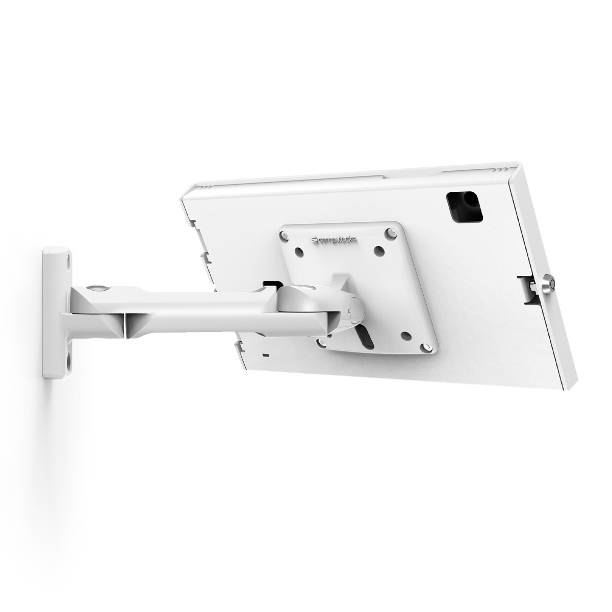 Compulocks 827W11GAPX9W Galaxy Tab A9+ Apex Enclosure Swing Wall Mount White