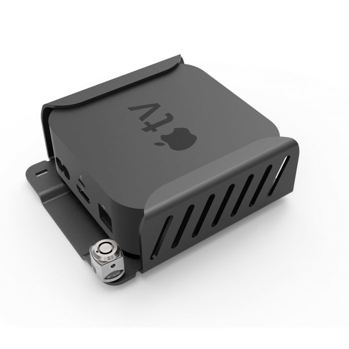 Compulocks ATVEN35CL Apple TV Security Mount (4th, 4k 1-2nd Gen) (2018-2021) Black