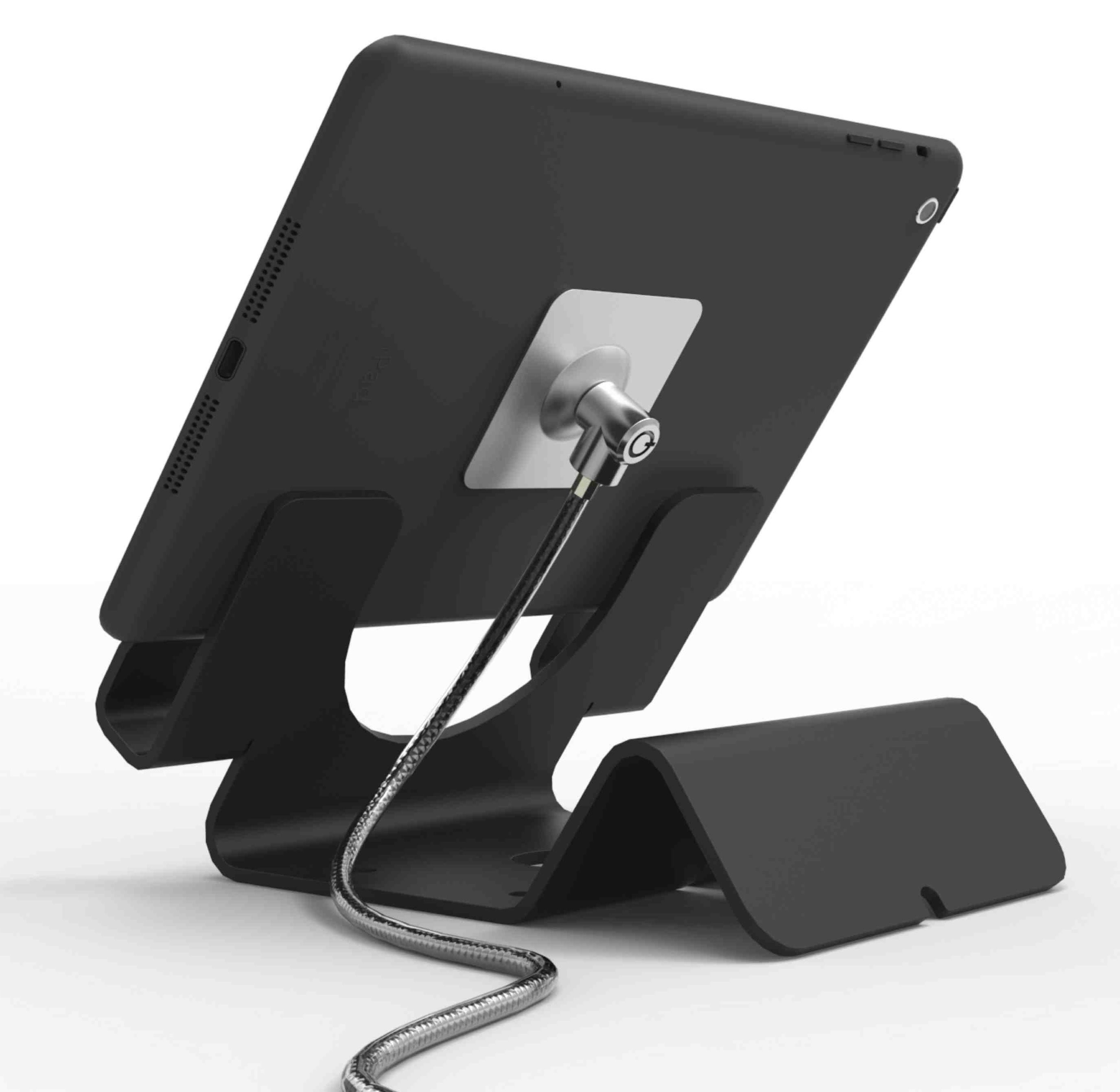 Compulocks CL12UTHBB Compulocks Universal Tablet Holder with Keyed Cable Lock Black