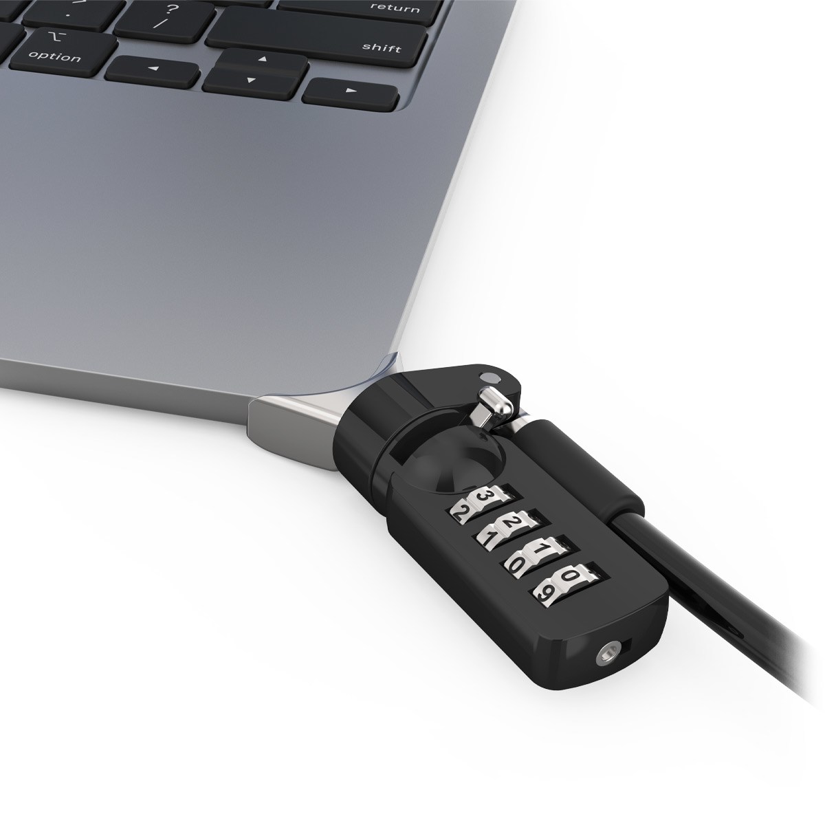 Compulocks MBALDG05CL Ledge Lock Adapter MacBook 15in M2&M3 with Combination Cable Lock