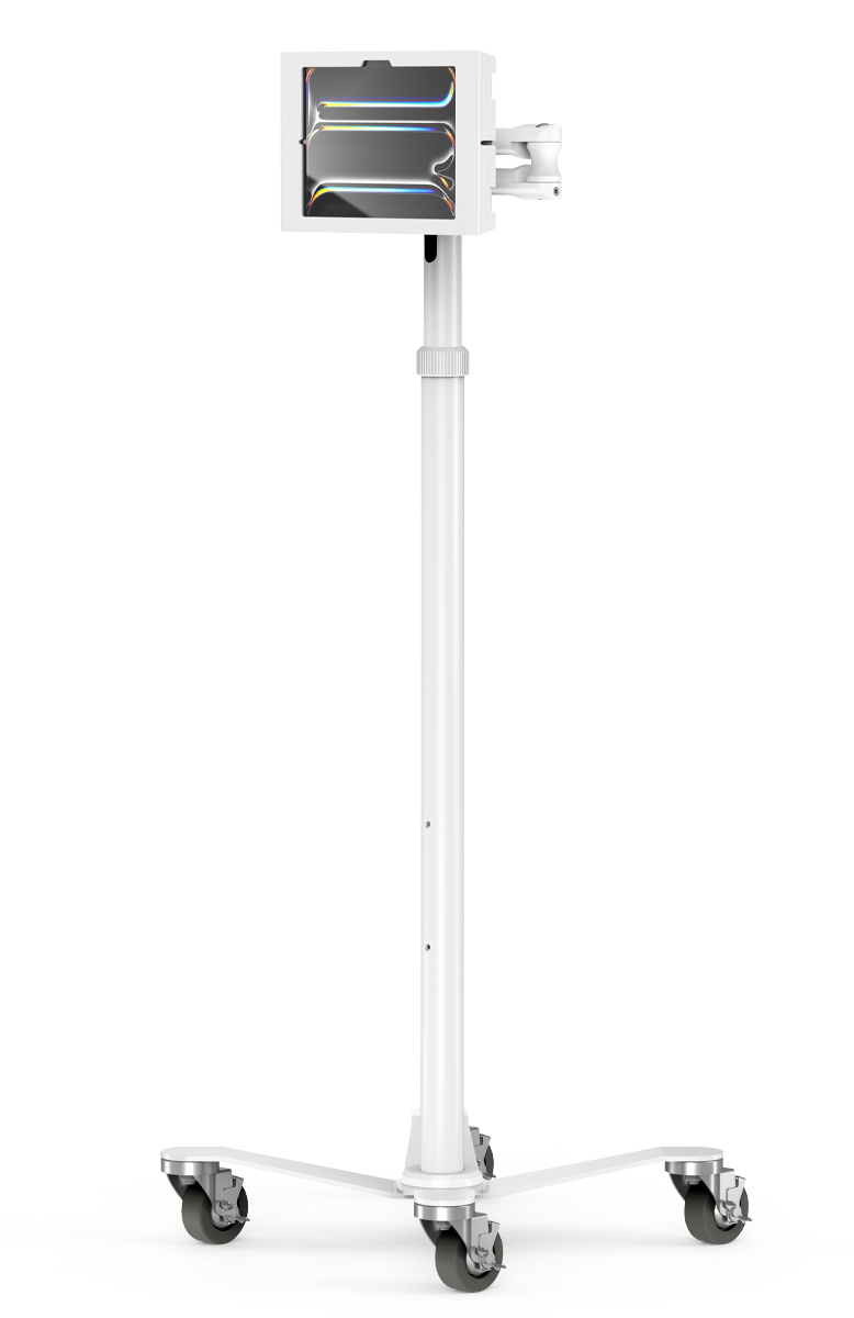 Compulocks MCRSTDEXW11PAPX4W iPad Pro M4 11in (2024), Apex Enclosure Rolling Cart