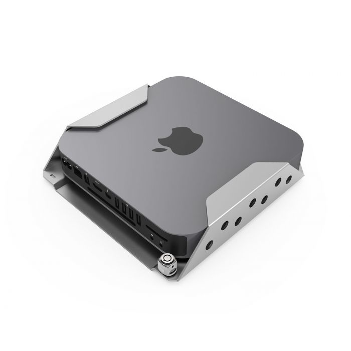 Compulocks MMEN76CL Mac mini Security Mount with Keyed Cable Lock Silver