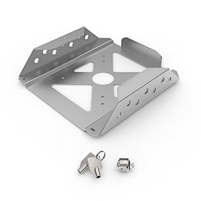 Compulocks MMEN76CL Mac mini Security Mount with Keyed Cable Lock Silver