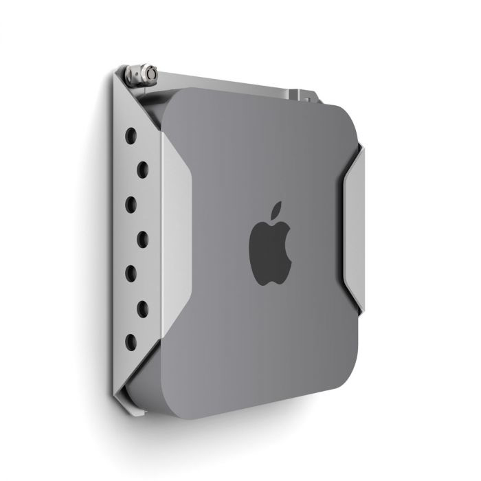 Compulocks MMEN76CL Mac mini Security Mount with Keyed Cable Lock Silver