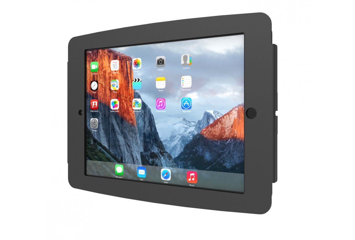 Compulocks TCDP04299PSENB iPad Pro 12.9in (3-6th Gen) Space Enclosure Tilting Stand 4in Bk