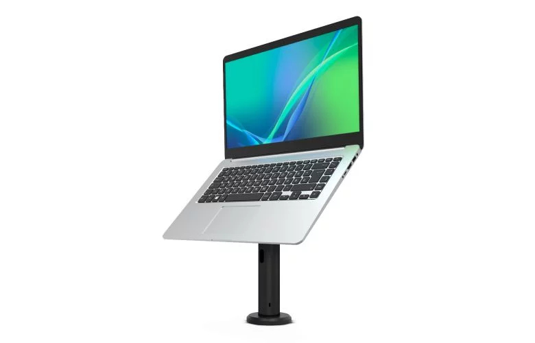 Compulocks TCDP04SMP01B Universal Invisible Mount Counter Stand 4in Black