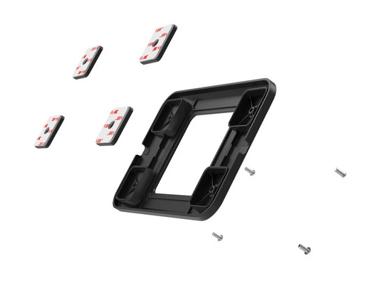 Compulocks TCDP04SMP01B Universal Invisible Mount Counter Stand 4in Black
