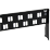 TE Connectivity 24 Way Cat6 PCB UTP Patch Panel