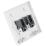 TE Connectivity RJ-K LN UTP Cat5e RJ45 Double Outlet Single Gang