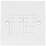 TE Connectivity RJ-K LN UTP Cat5e RJ45 Double Outlet Single Gang