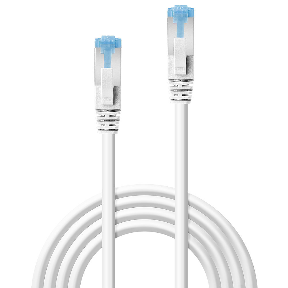 Lindy 47196 5m CAT6a S/FTP LS0H Snagless Gigabit Network Cable, White