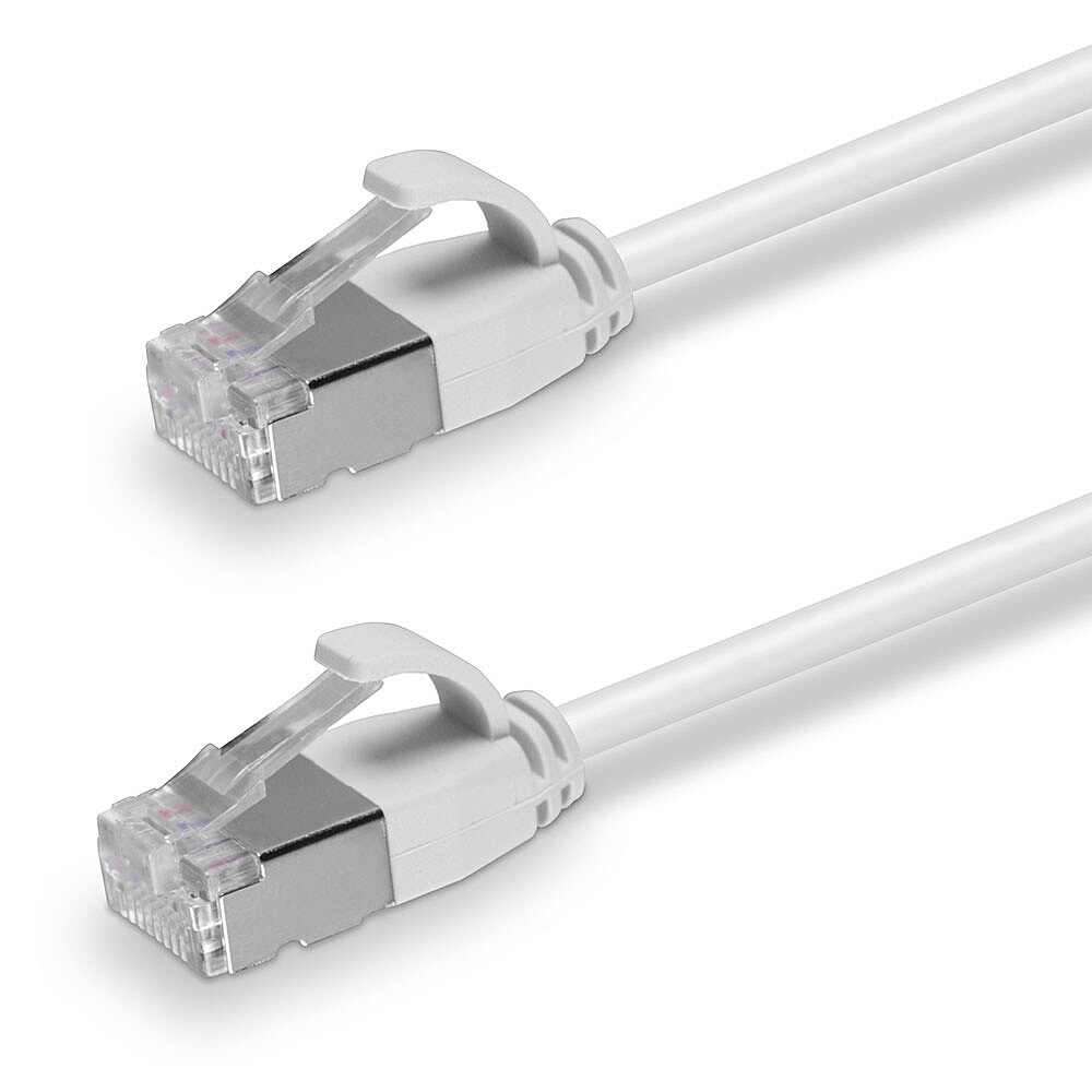 Lindy 47590 0.3m Cat.6A U/FTP Ultra Slim Network Cable, Grey