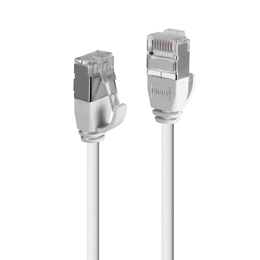 Lindy 47591 0.5m Cat.6A U/FTP Ultra Slim Network Cable, Grey