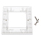 CE Single Gang Flat Faceplate