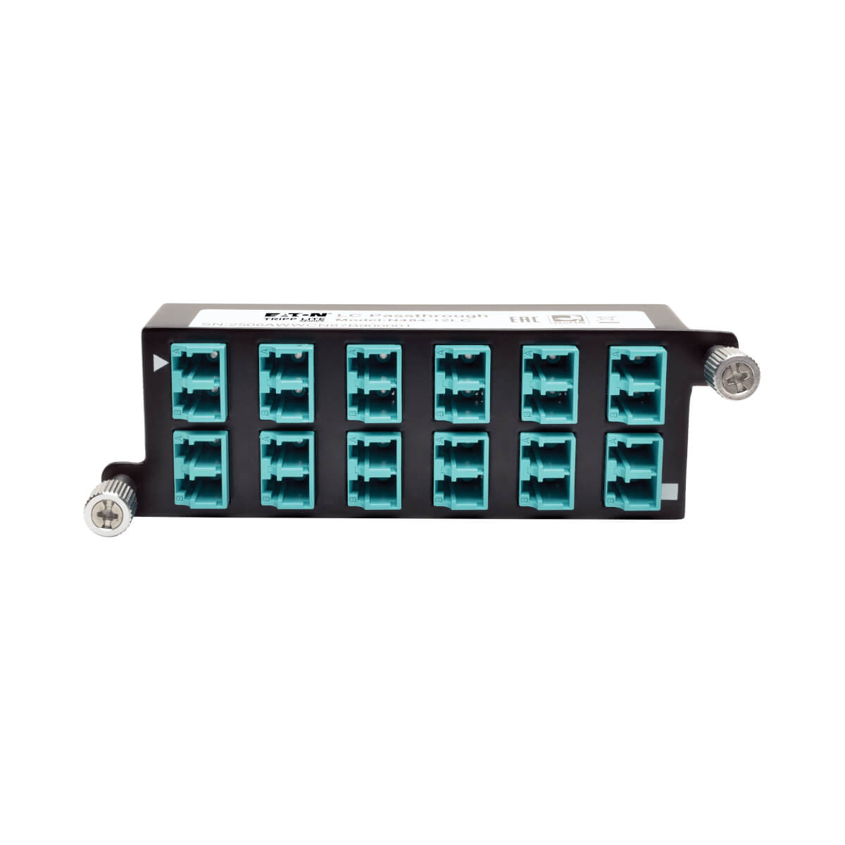 Eaton N484-12LC 10GbE Pass-Through Cassette - (x12) LC Duplex