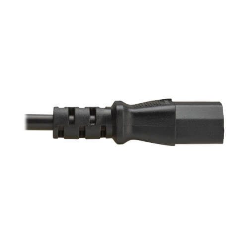 Eaton P004-02M-2C13EU Power cable, C14 to 2xC13 splitter cable, H05VV-F, 10A, 2M