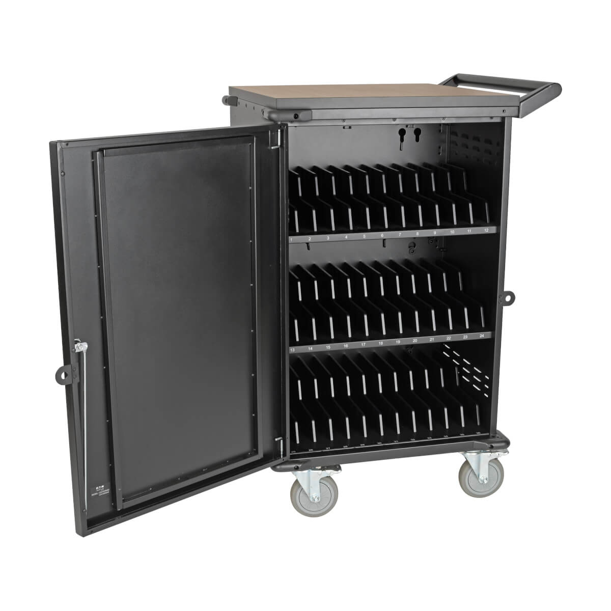 Eaton CSCXB36AC Multi-Device Charging Cart, 36 AC Outlets, Chromebooks & Laptops