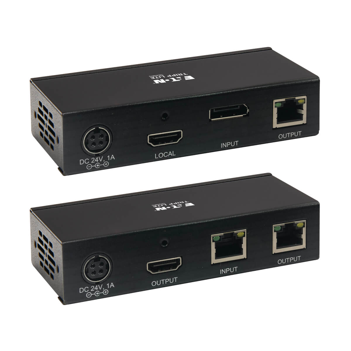 Eaton B127A-111-BDTH DisplayPort to HDMI over Cat6 Extender Kit, Transmitter/Transceiver