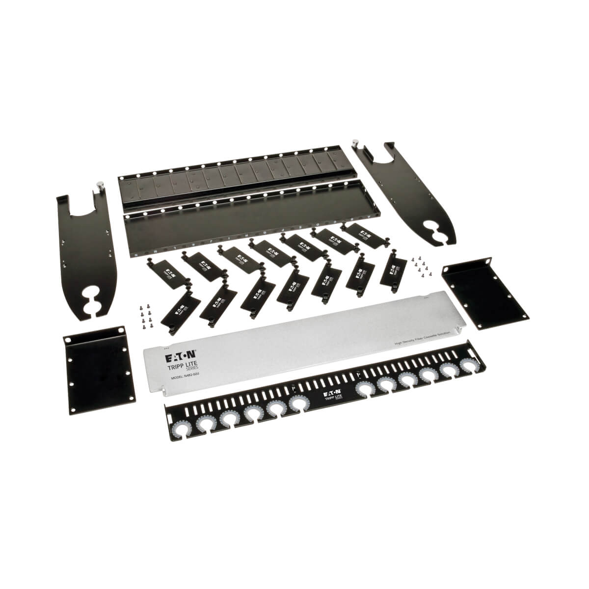 Eaton N482-02U Enclosure for 14 High-Density Fiber Cassettes, 2U
