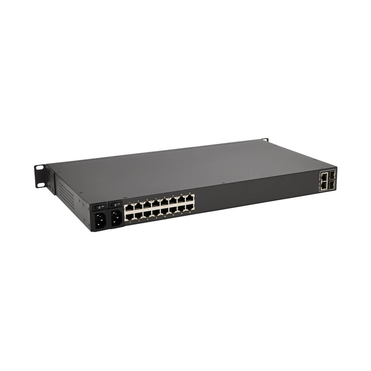 Eaton B098-016 16-Port Console Server, USB Ports-Dual GbE NIC, 16 Gb Flash,Desktop/1U Rack