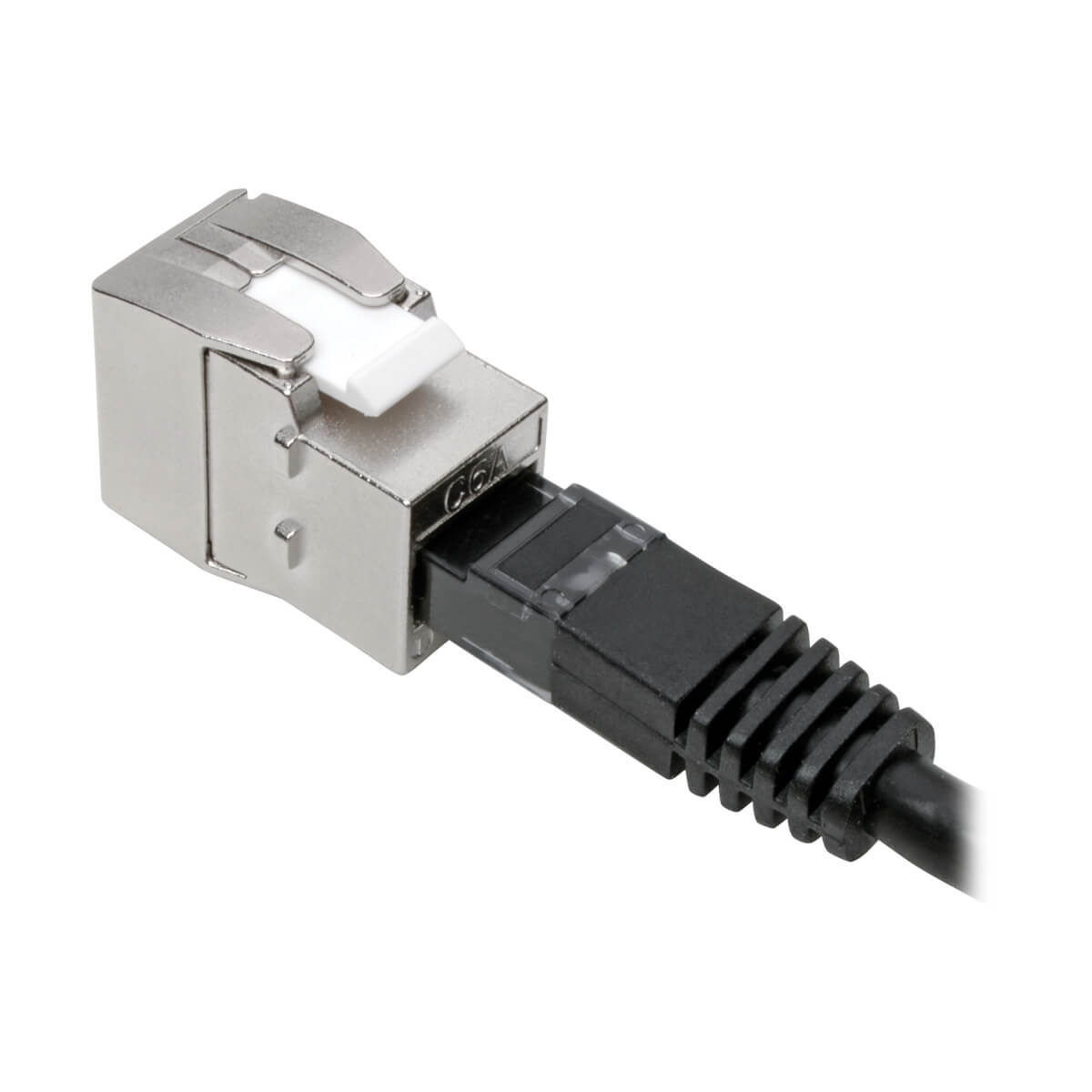 Eaton N238-001-SH-TF Keystone Jack Cat6a/Cat6/Cat5e, RJ45 - Toolless, PoE/PoE+ Compliant