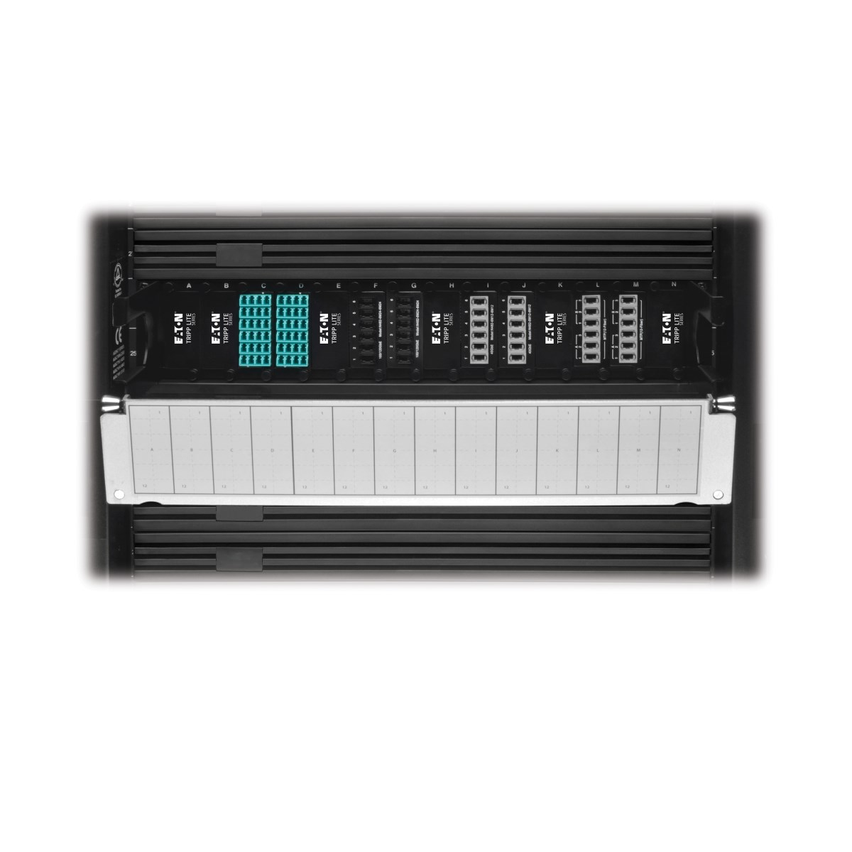 Eaton N482-02U Enclosure for 14 High-Density Fiber Cassettes, 2U