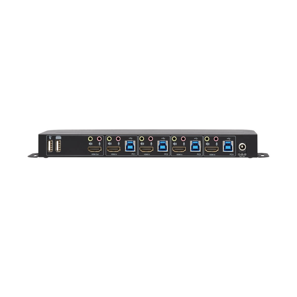 Eaton B005-HUA4 4-Port HDMI/USB KVM Switch -  4K 60 Hz, HDR, HDCP 2.2, IR, USB Sharing