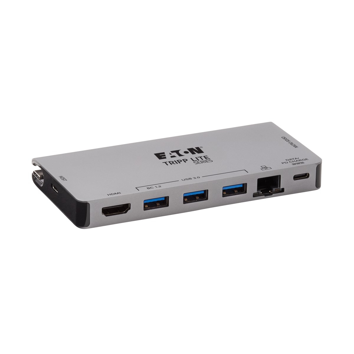 Eaton U442-DOCK5D-GY USB-C Dock - 4K HDMI, USB 3.2 Gen 1, USB-A Hub, GbE, Memory Card