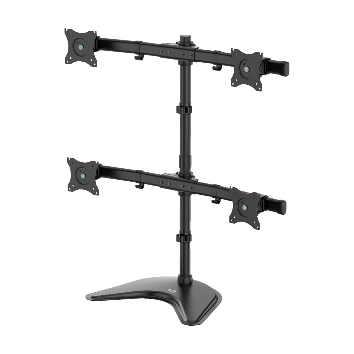 Eaton DDR1327MQ Quad-Display Desktop Monitor Stand for 13 to 27 Inch Flat-Screen Displays