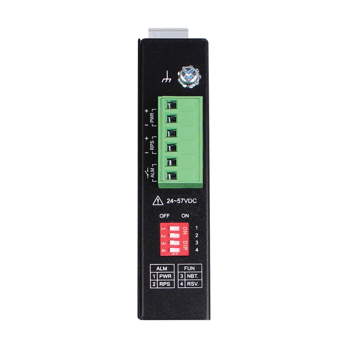 Eaton NPOEI-60W-1G Industrial Gigabit Ethernet PoE injector, 60W PoE++, Dual 24-57VDC, 1 Port