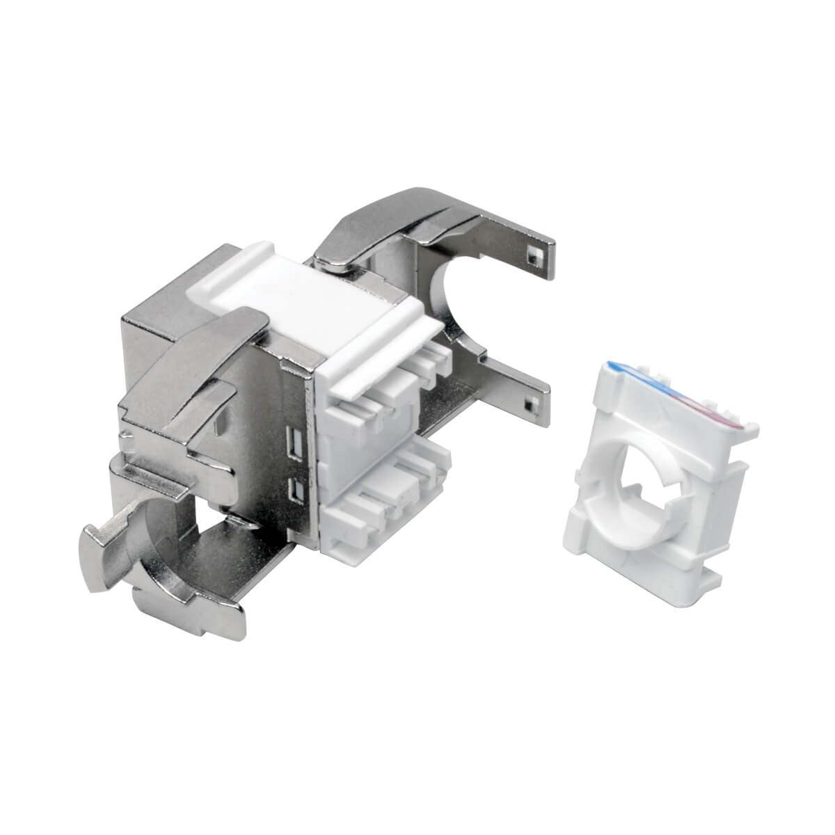 Eaton N238-001-SH-TF Keystone Jack Cat6a/Cat6/Cat5e, RJ45 - Toolless, PoE/PoE+ Compliant