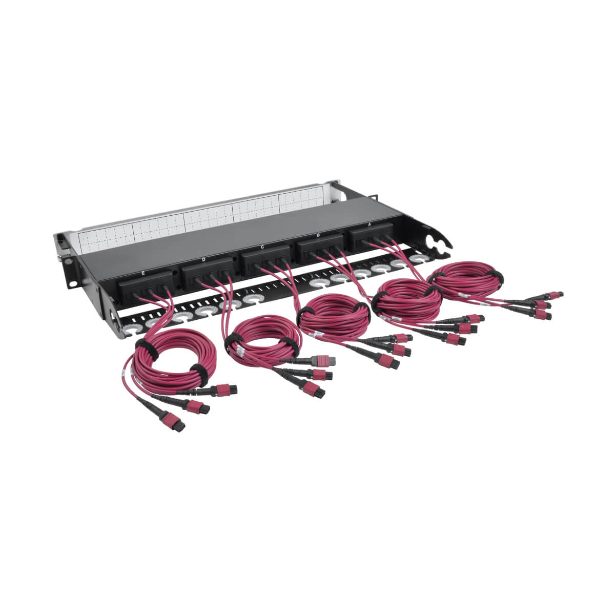 Eaton N48K-15M8L60-B 40/100GB Fiber Breakout Patch Panel, 40GB to 4 x 10Gb, 100Gb to 4 x 25GB