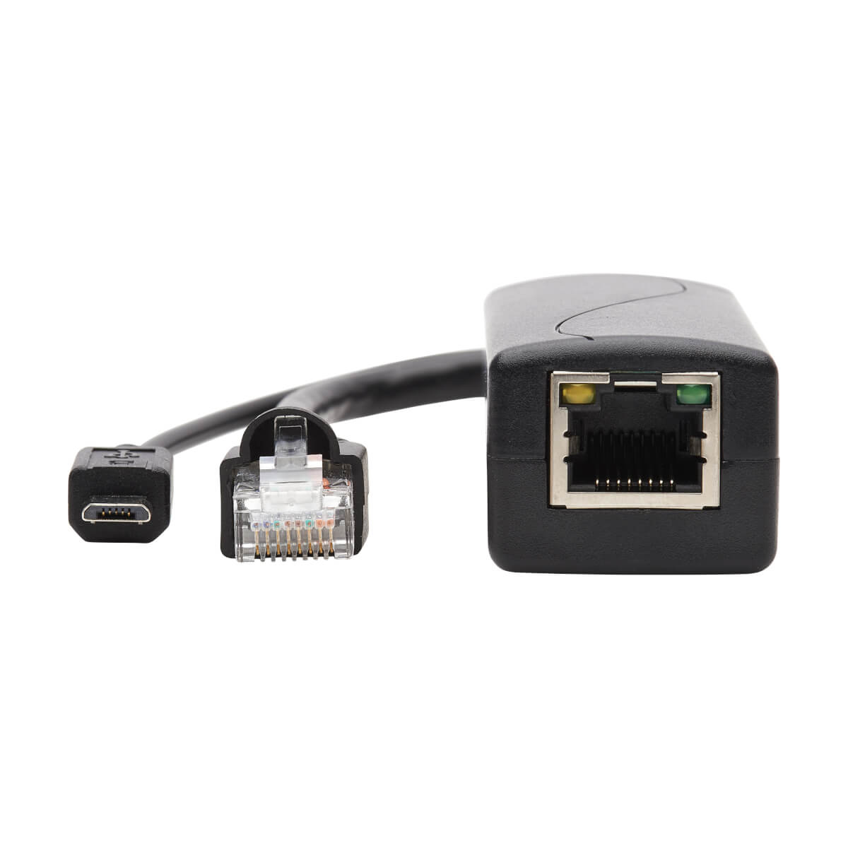 Eaton NPOE-SPL-G-5VMU PoE to USB Micro-B and RJ45 Active Splitter - 802.af, 48V to 5V 1A