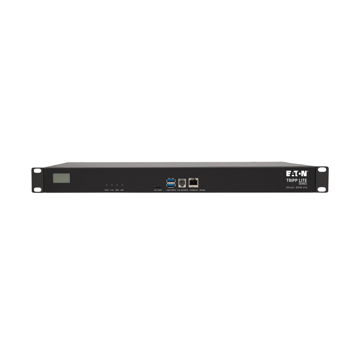 Eaton B098-016 16-Port Console Server, USB Ports-Dual GbE NIC, 16 Gb Flash,Desktop/1U Rack
