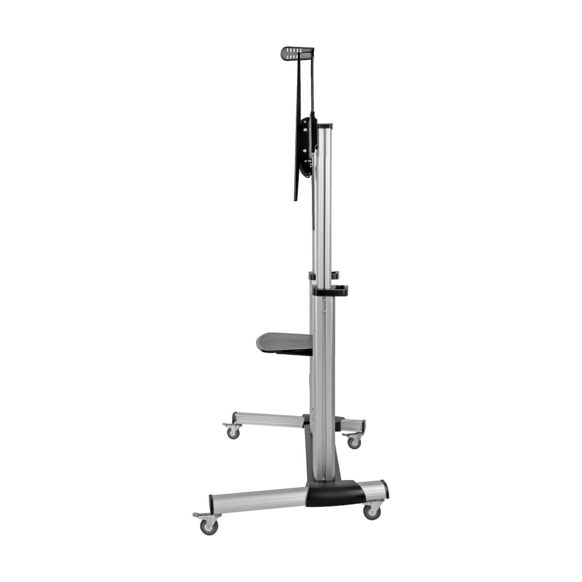 Eaton DMCS60100XX Heavy-Duty Rolling TV Stand, Height Adjustable, 60 - 100 Inch Screens
