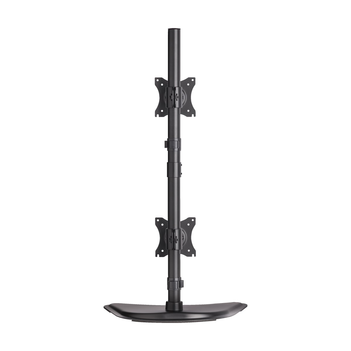 Eaton DDR1527SDC Dual Vertical Flat-Screen Desk Stand/Clamp Mount,15 Inch. to 27 Inch.Displays