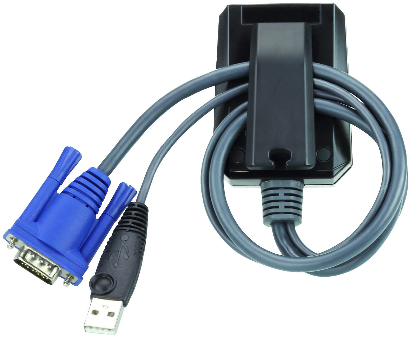 Aten CV211CP Laptop USB KVM Console Crash Cart Adapter IT Kit
