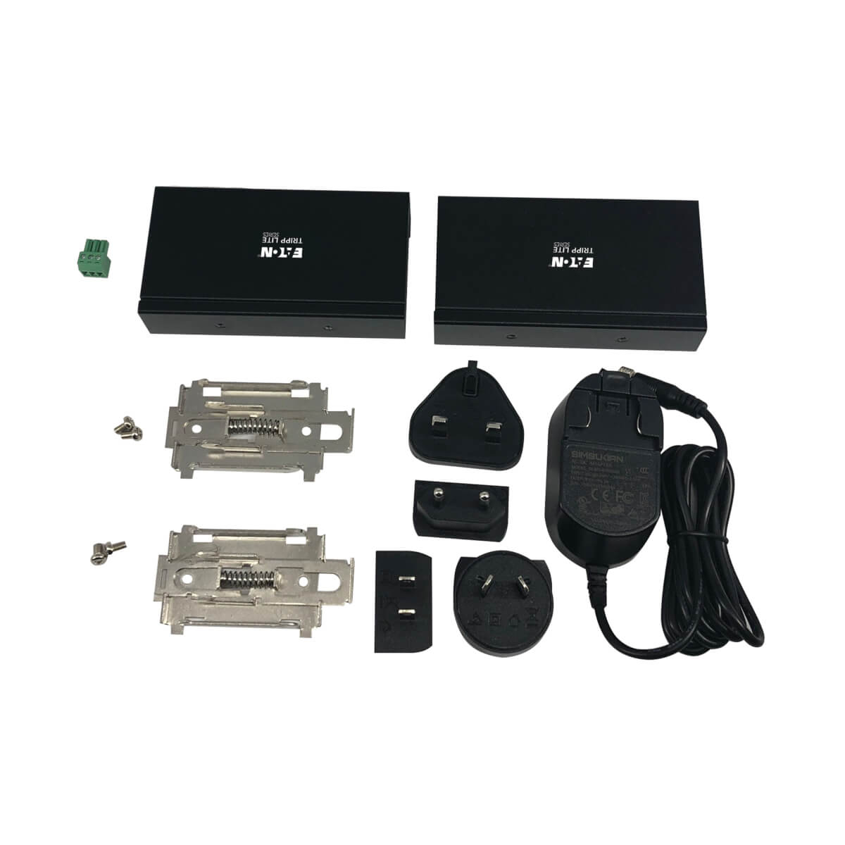 Eaton B203-101-IND-ER 1-Port Industrial USB over Cat6 Extender, ESD Protection-330 ft.