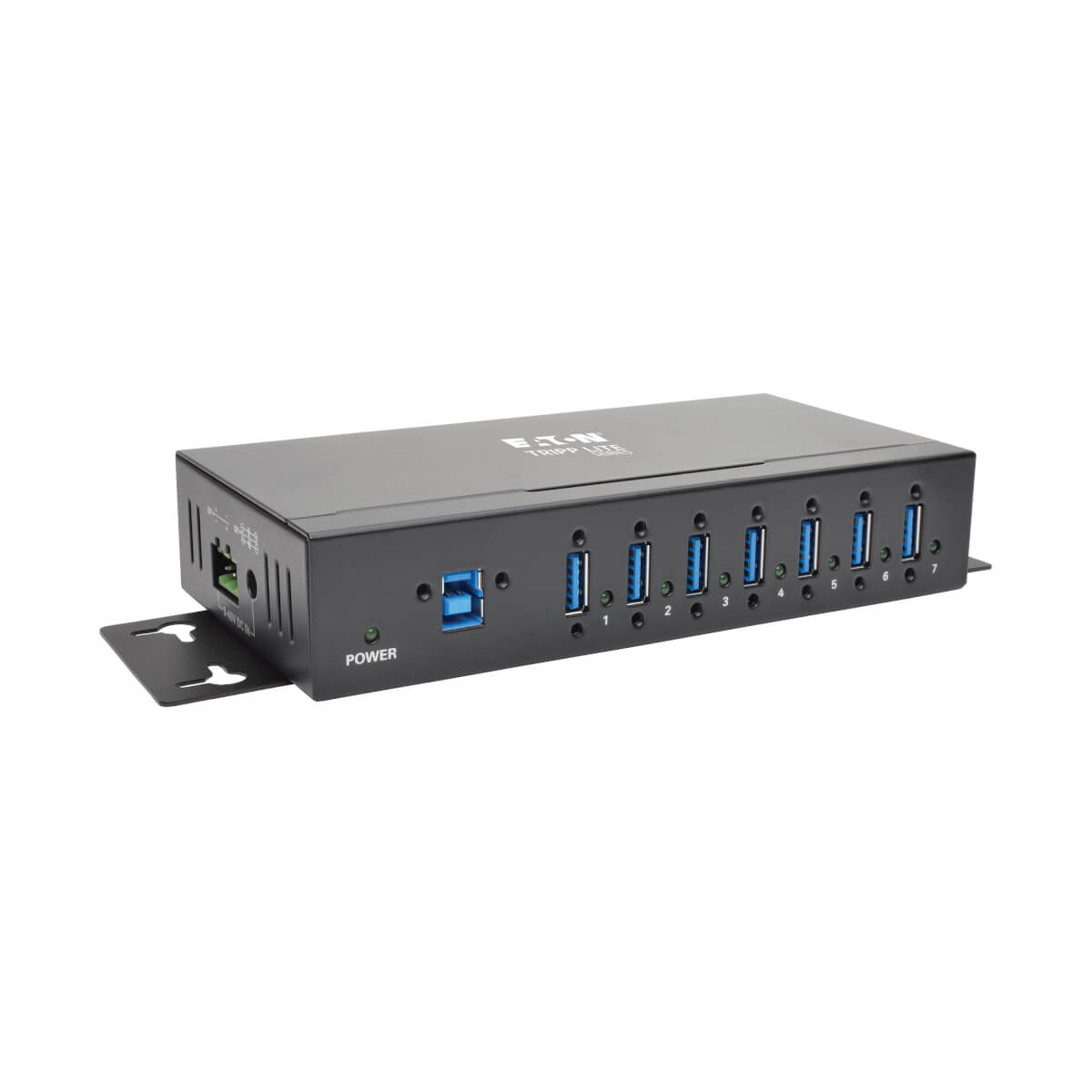 Eaton U360-007-IND 7-Port Industrial-Grade USB 3.0 SuperSpeed Hub - 20 kV ESD Immunity