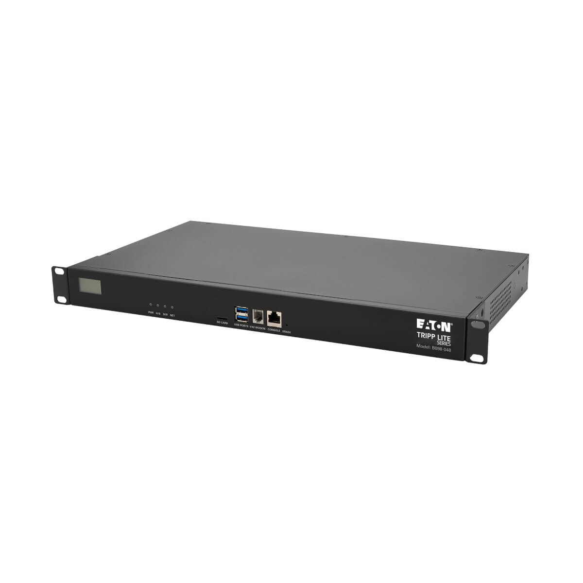 Eaton B098-048 48-Port Console Server, USB Ports-Dual GbE NIC, 16 Gb Flash,Desktop/1U Rack
