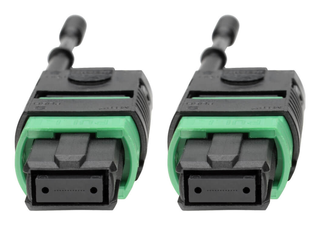 Eaton N390-02M-12-AP MTP/MPO (APC) Singlemode Patch Cable, 12 Fiber, YL, 2 m