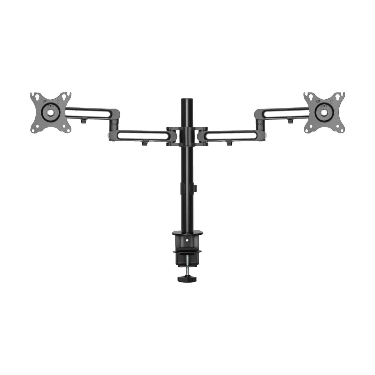 Eaton DDR1327SDFC-1 Dual-Monitor Flex-Arm Desktop Clamp for 13 to 27 Inch Displays