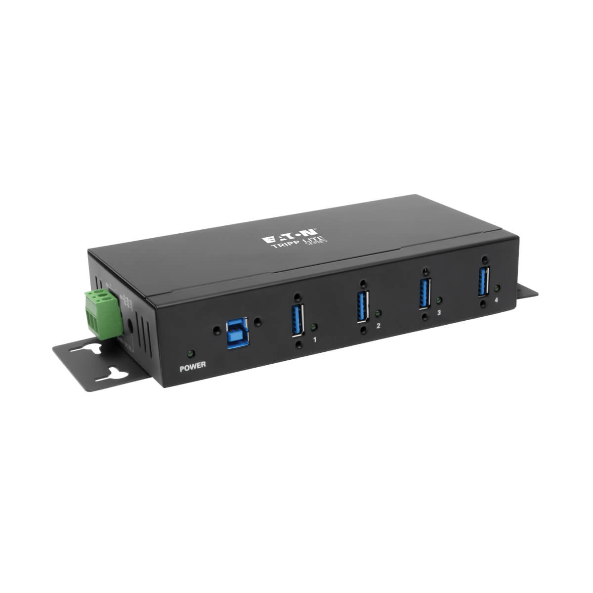 Eaton U360-004-IND 4-Port Industrial-Grade USB 3.0 SuperSpeed Hub - 20 kV ESD Immunity