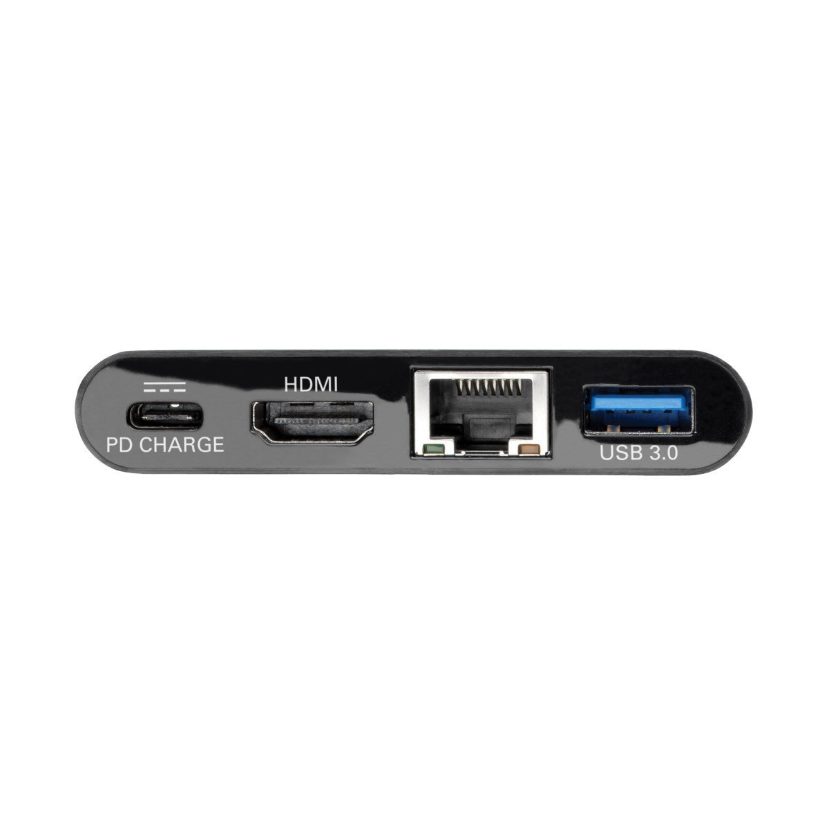 Eaton U444-06N-HGUB-C USB-C Multiport Adapter-HDMI, USB 3.0 Port, GbE, 60W PD Charging,BK