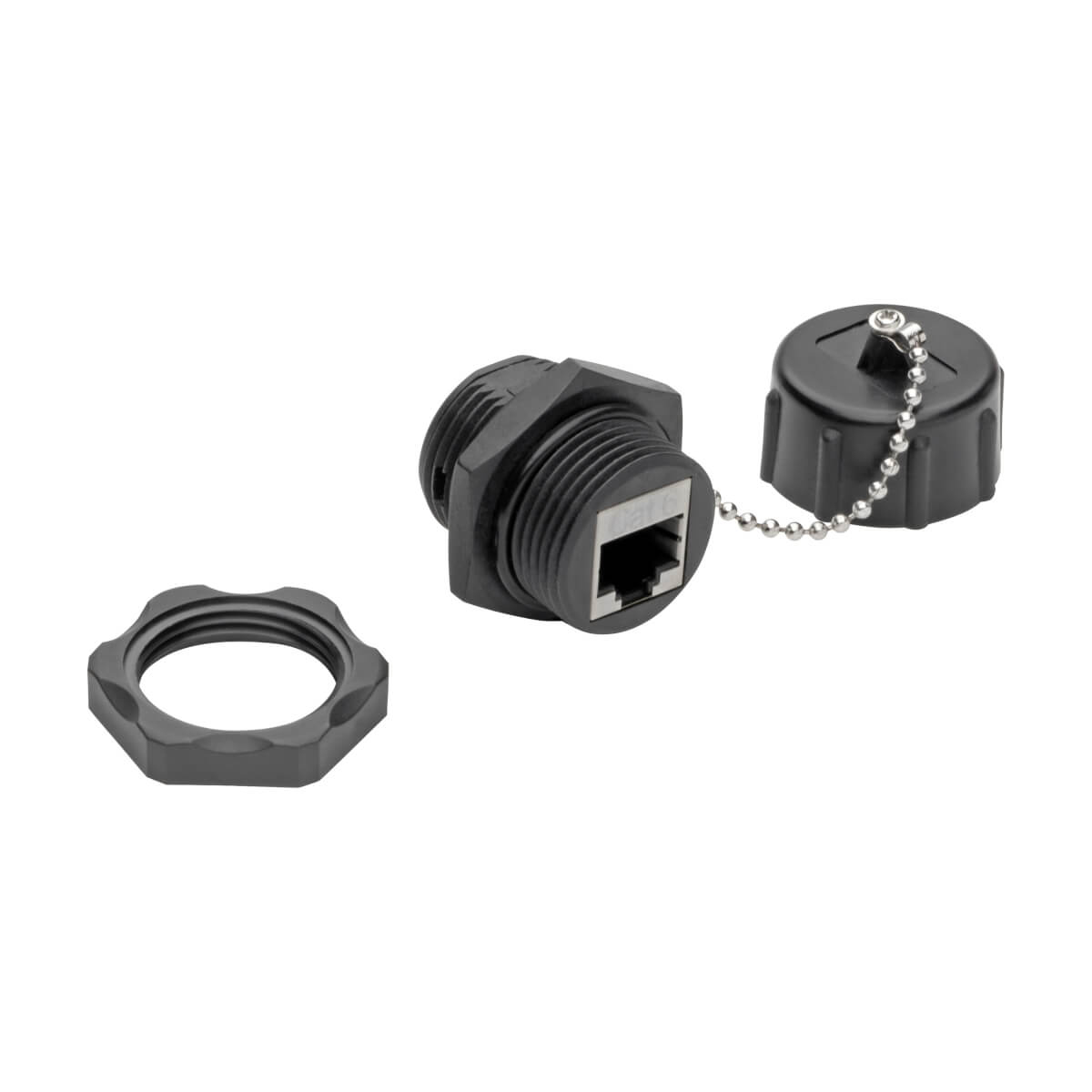 Eaton N206-BC01-IND RJ45 Bulkhead Coupler for Cat5/Cat6, Female to Female, Industrial