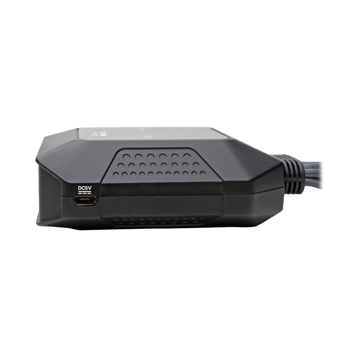 Eaton B032-DPUA2 2-Port DisplayPort 1.1/USB KVM Switch with Audio/Video, Built-In Cables